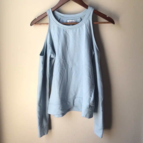 love, Fire Sweaters - NWOT Love Fire Cold Shoulder Sweatshirt